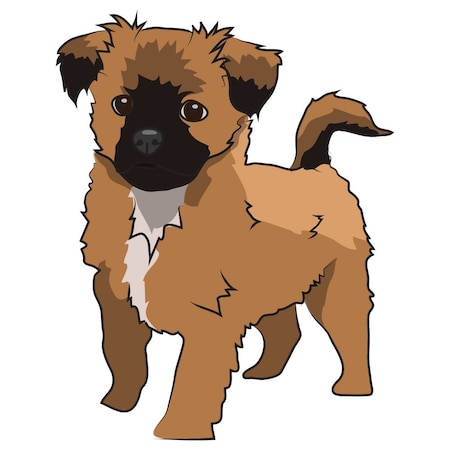 Signmission Cheeks Dog Decal, Dog Lover Decor Vinyl Sticker D-12-Cheeks